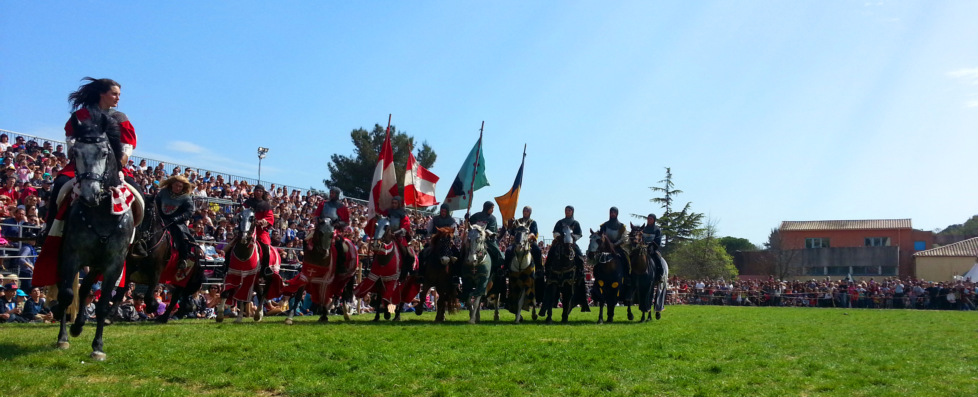 spectacle équestre Biot et les Templiers