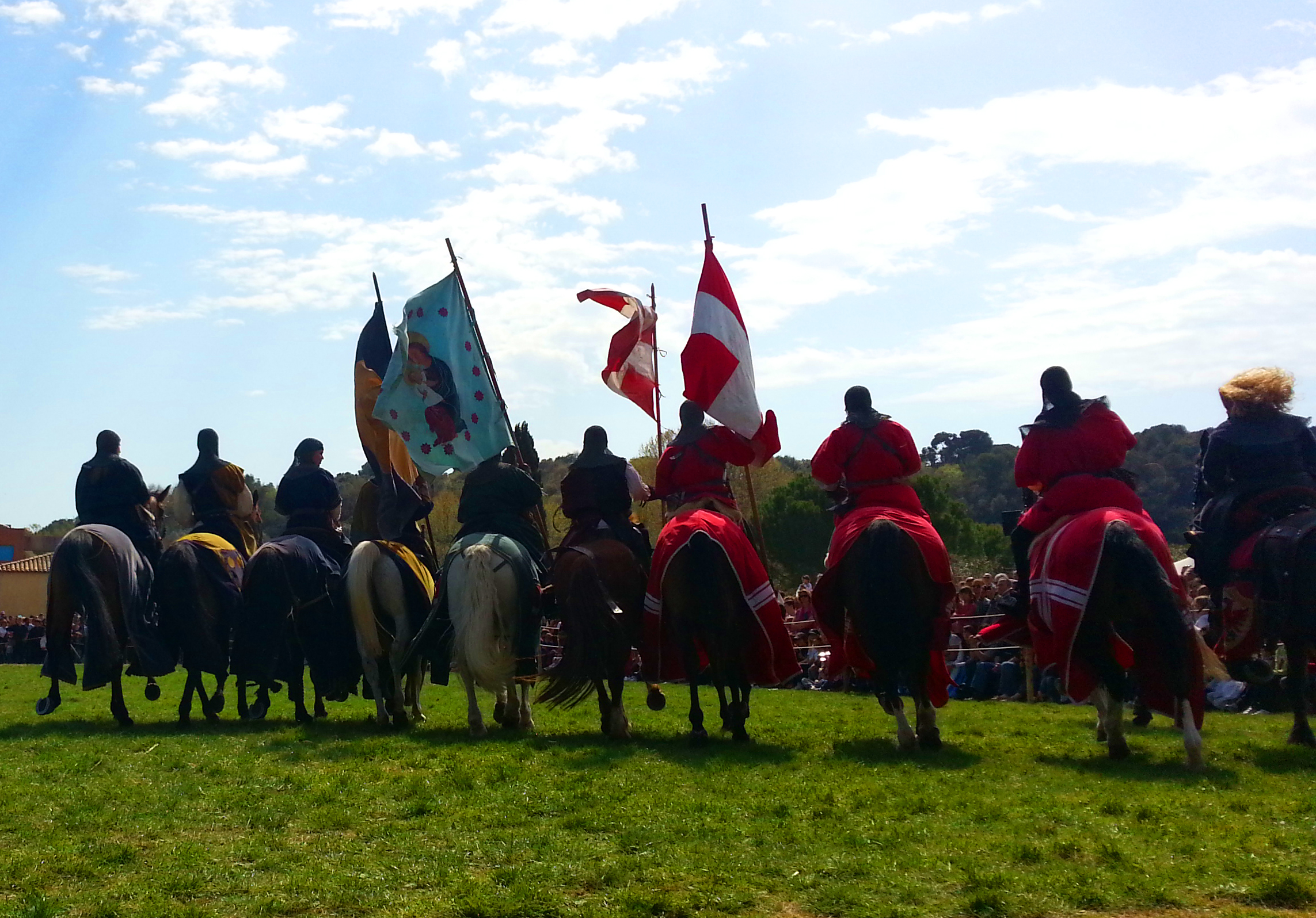 spectacle équestre Biot et les Templiers