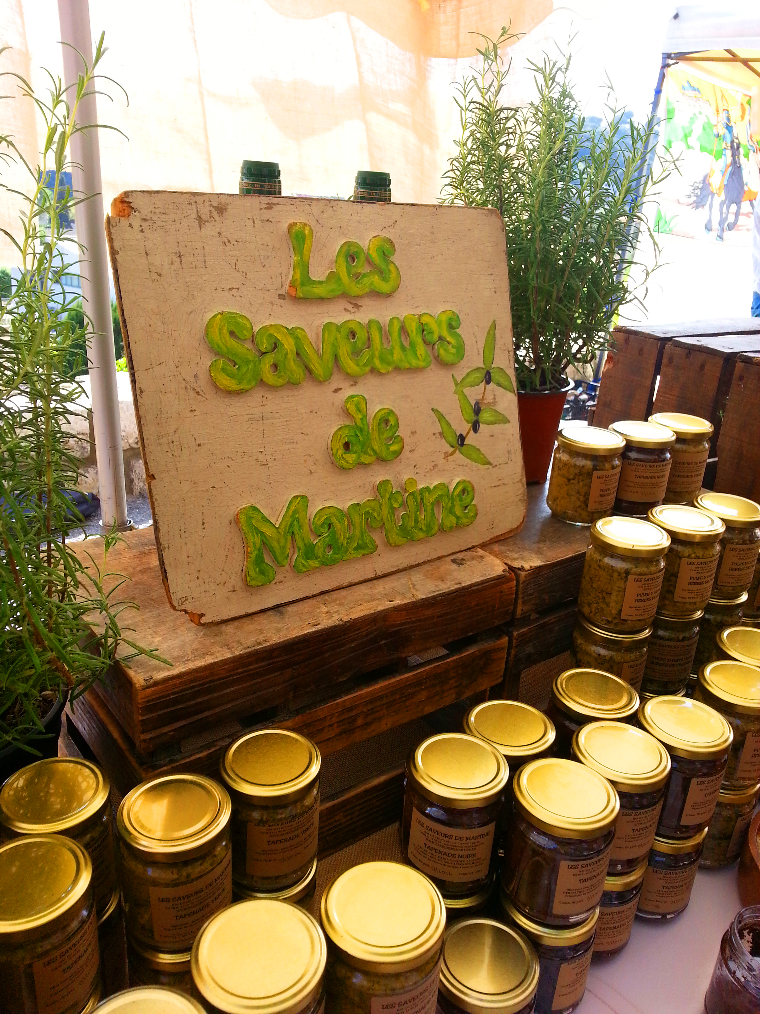 Les saveurs de Martine : tapenades Biot et les Templiers