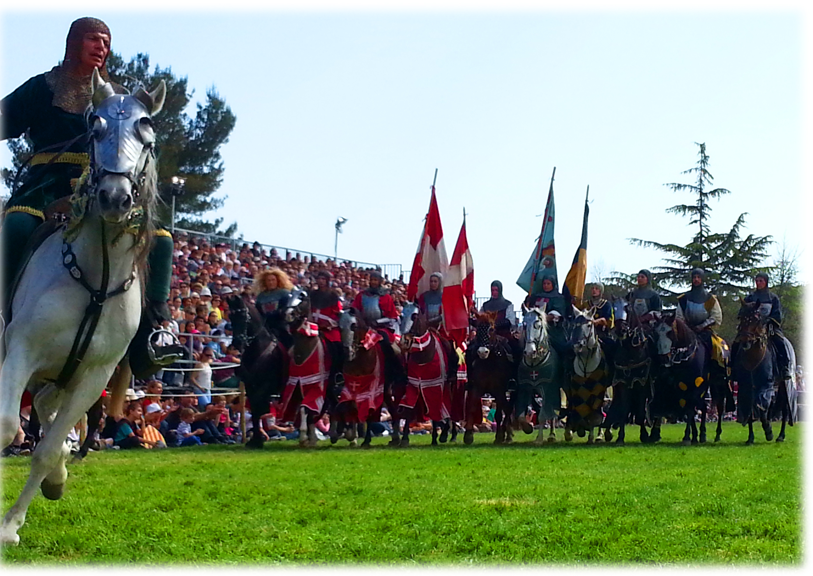spectacle équestre Biot et les Templiers