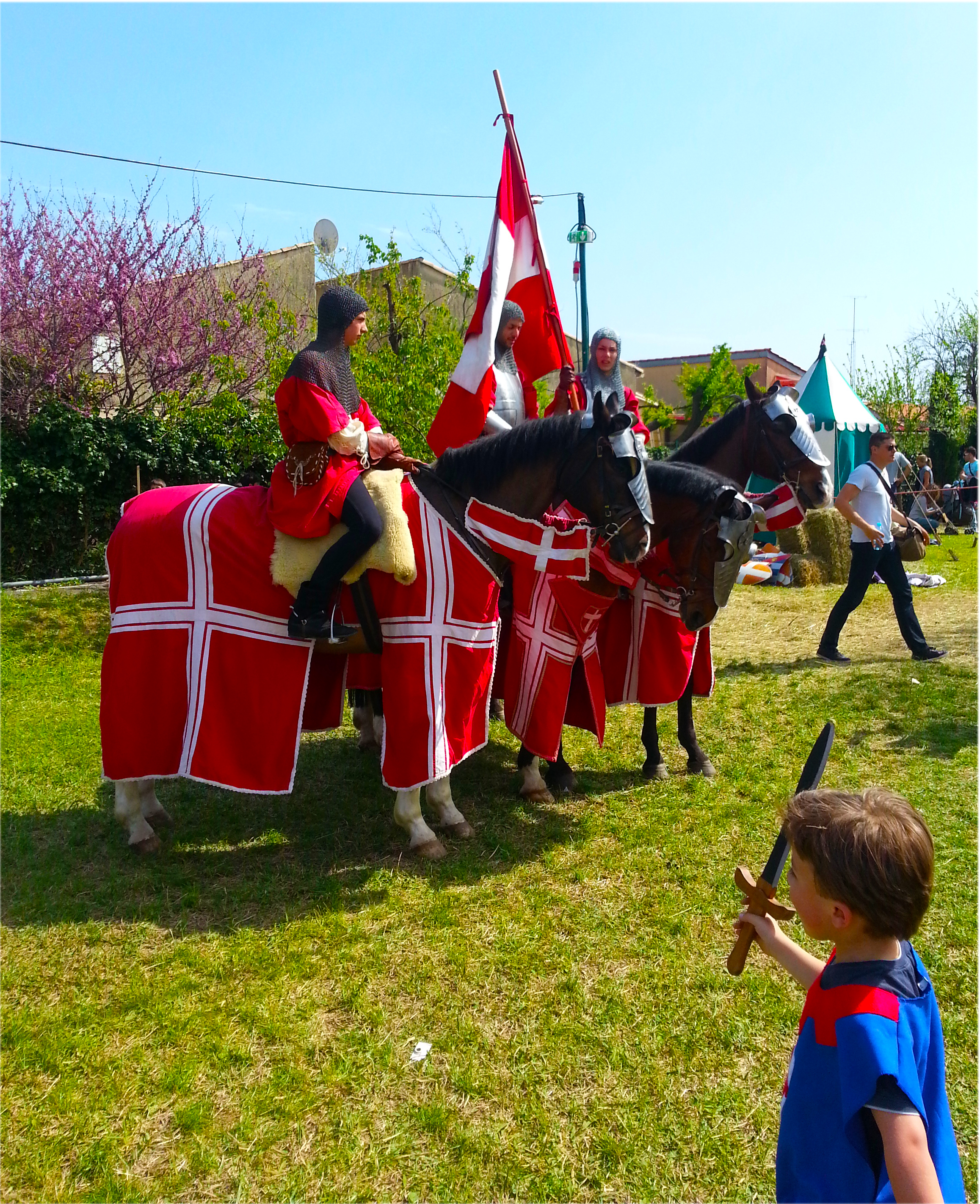 spectacle équestre Biot et les Templiers