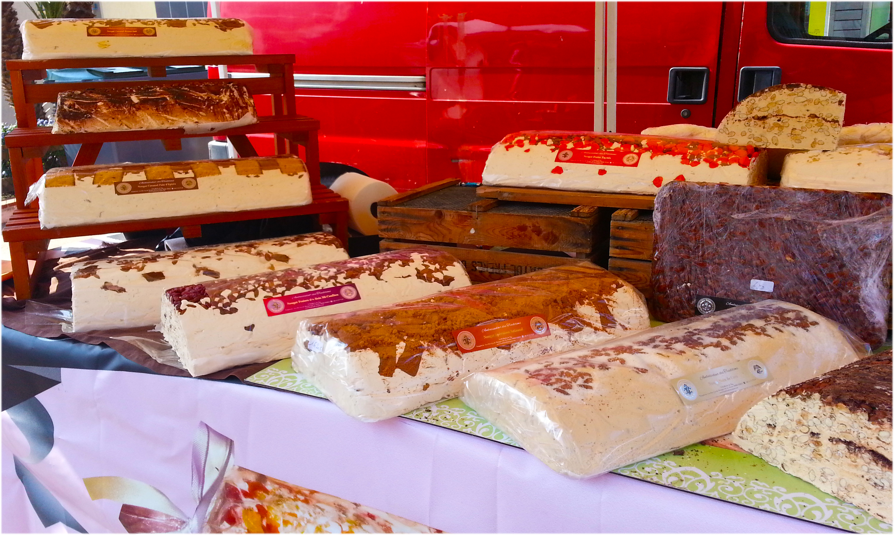 stand de nougats Foire de Printemps de Carros