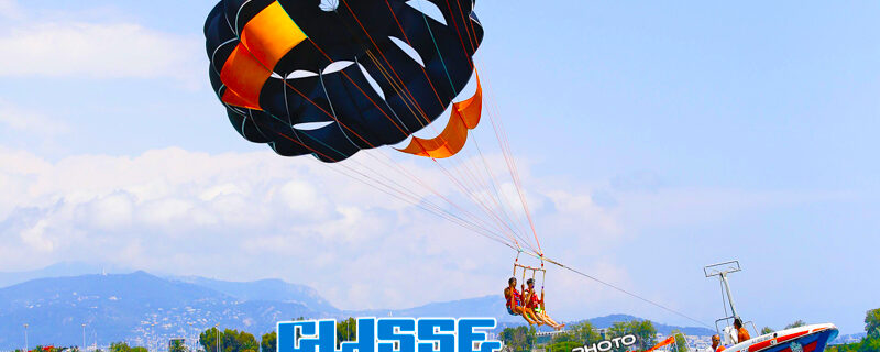glisse paradise parachute ascensionnel côte d'azur