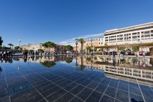 mirroir d'eau promenade du paillon nice coulée verte