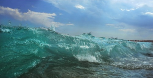 vagues sur la baie des anges nice d'irmeli jung