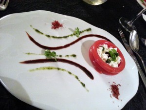 entrée plat restaurant Aphrodite nice