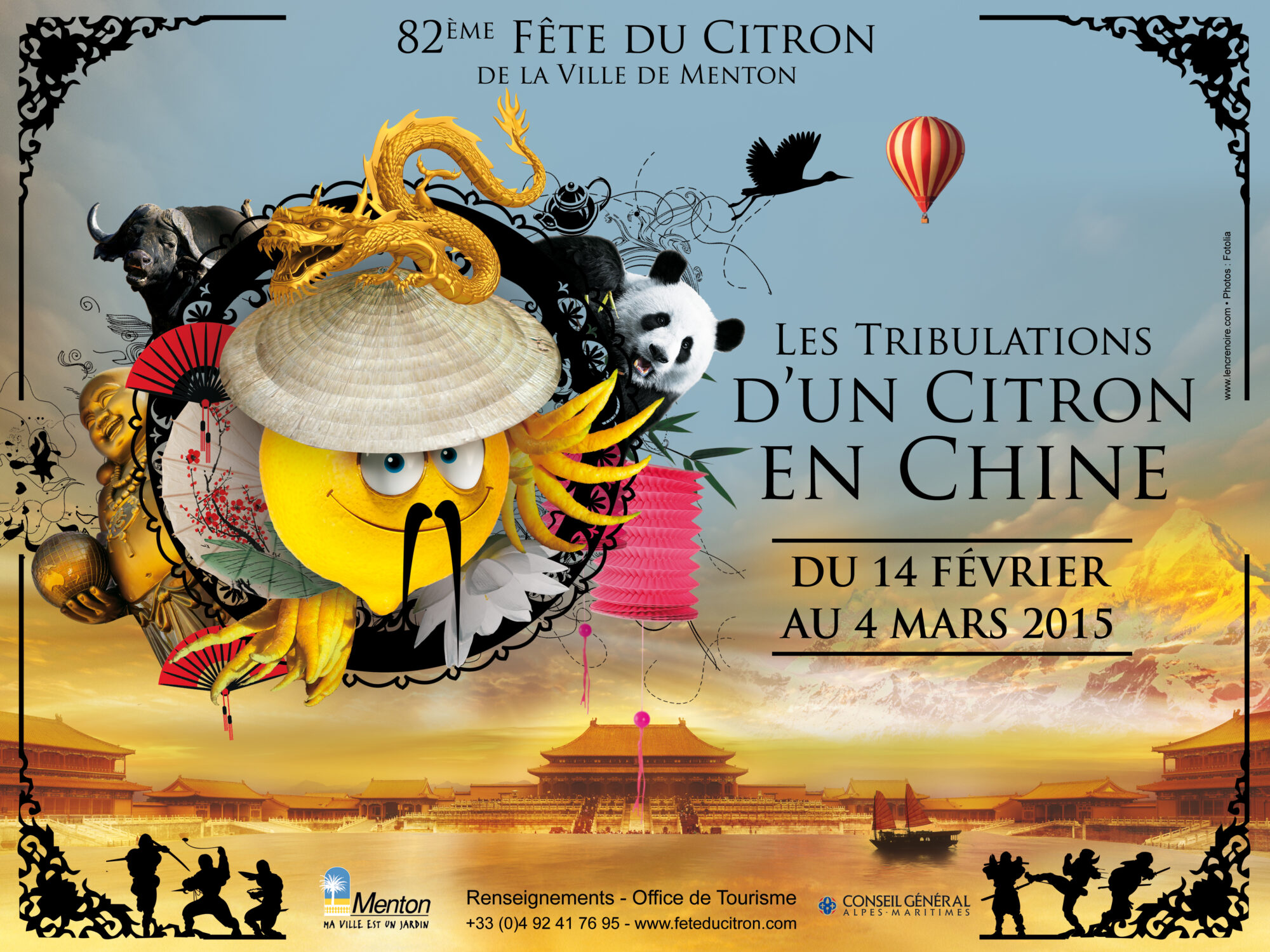 affiche fete du citron menton