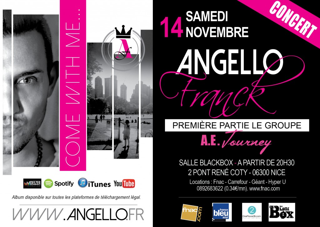 concert nice franck angello samedi 14 novembre
