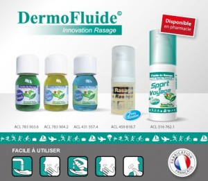 fluide de rasage dermofluide mousse à raser