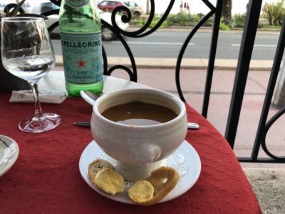 soupe de poisson bord de mer nice promenade des anglais le siècle west end