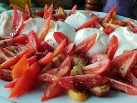 tomate bio buratta table éphémère nice