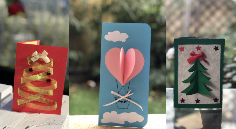 cartes de voeux personnalisées home made