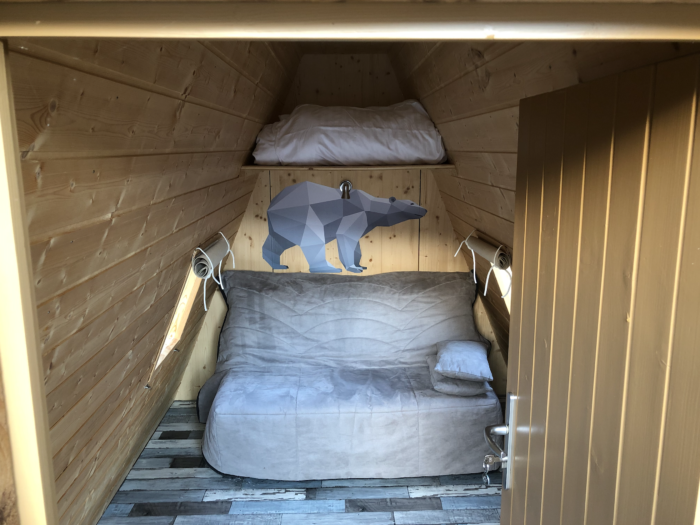 cabane de bois montagne