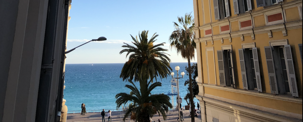 vue mer hôtel beau rivage nice