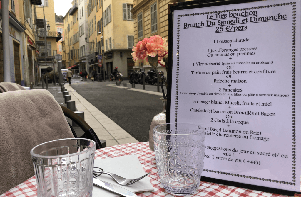 brunch à nice