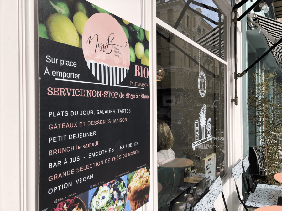 Miss B salon de thé Nice