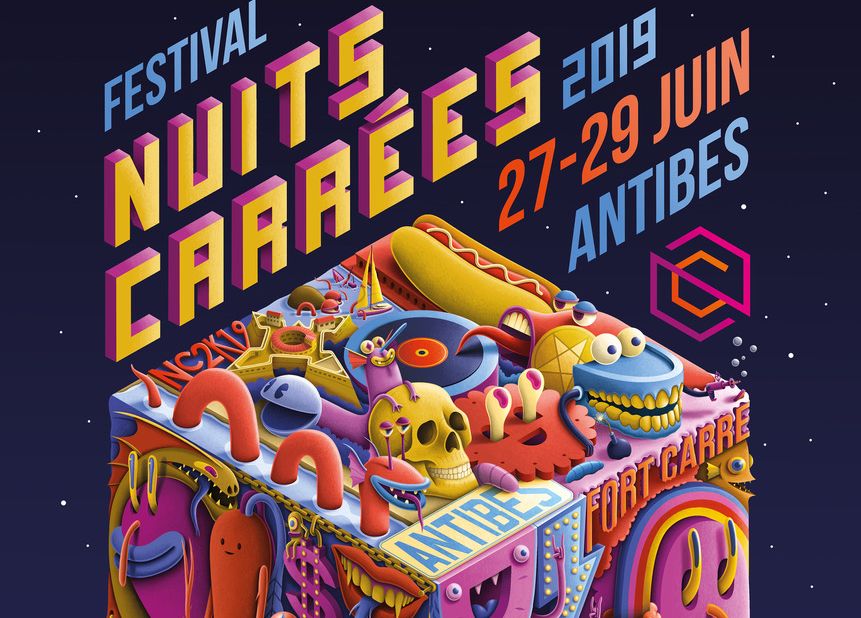 Festival Nuits Carrées 2019 à Antibes
