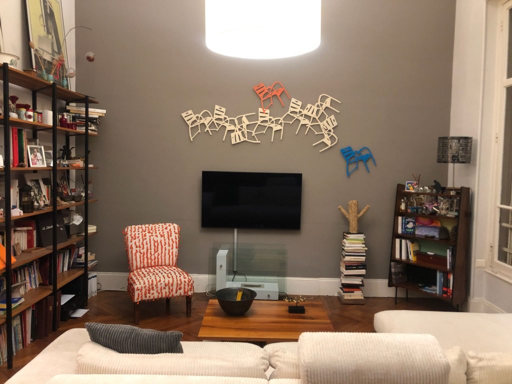 Créations murales Chaises bleues ArtNice 2