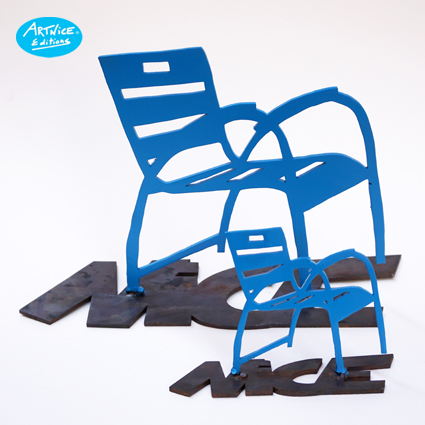 chaise socle nice duo