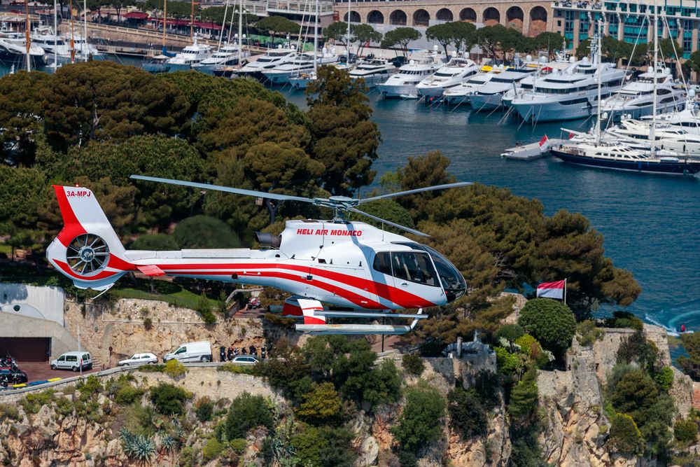 bapteme helicoptere monaco