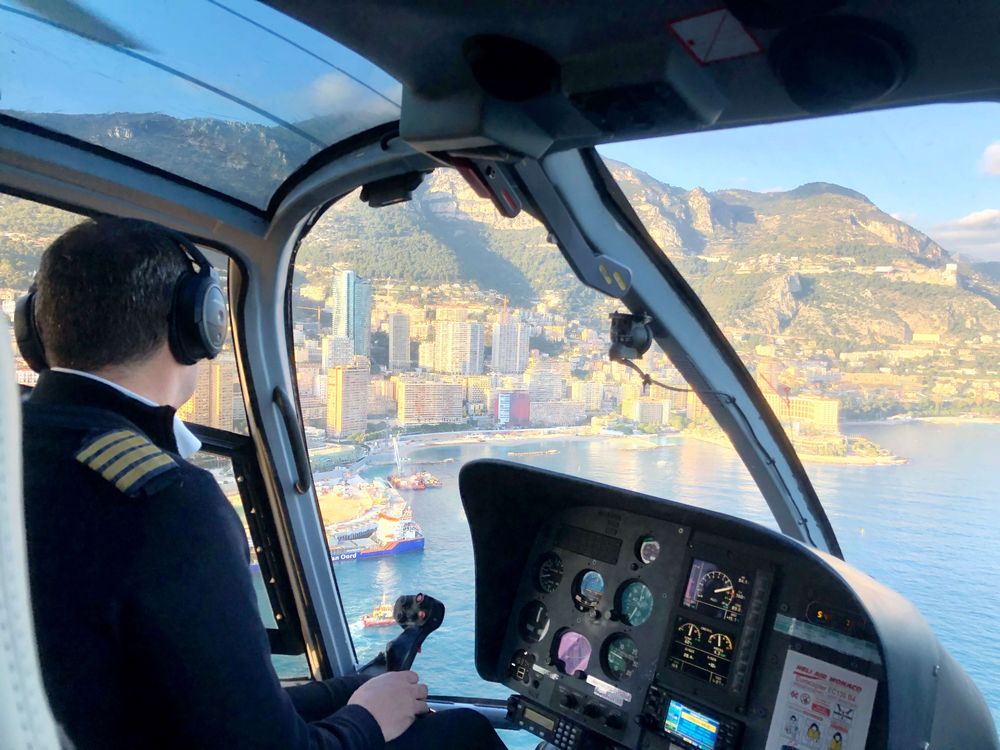 bapteme helicoptere monaco