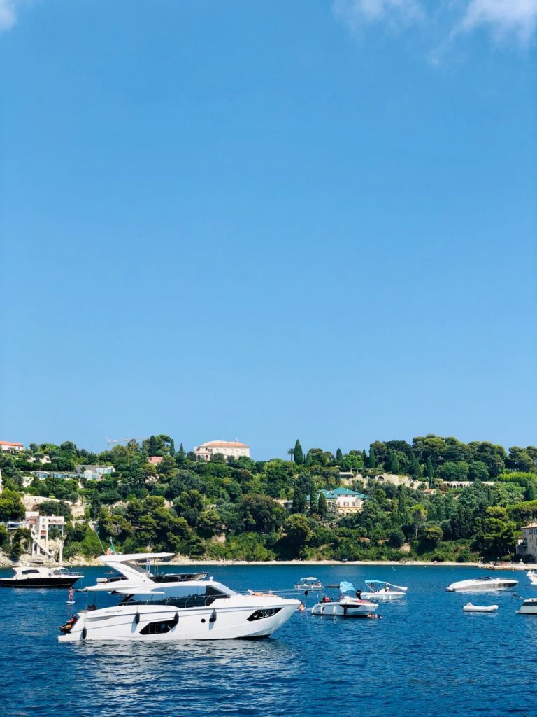 bateau rade villefranche