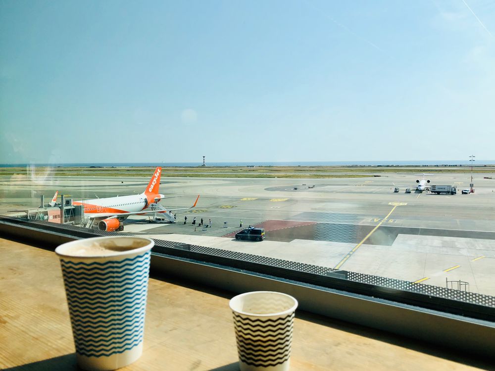 aéroport nice côte d'azur vue du terminal 2
