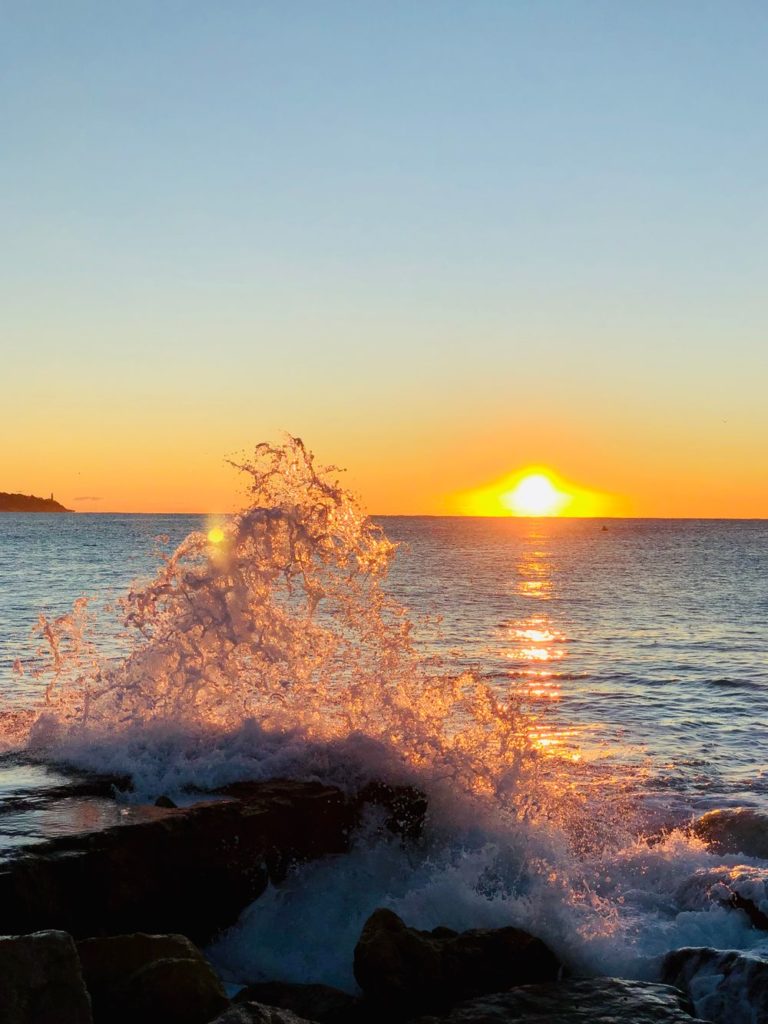 lever de soleil à Nice