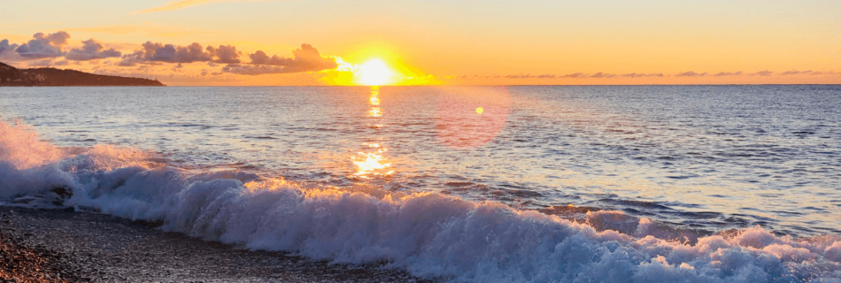 lever de soleil à Nice