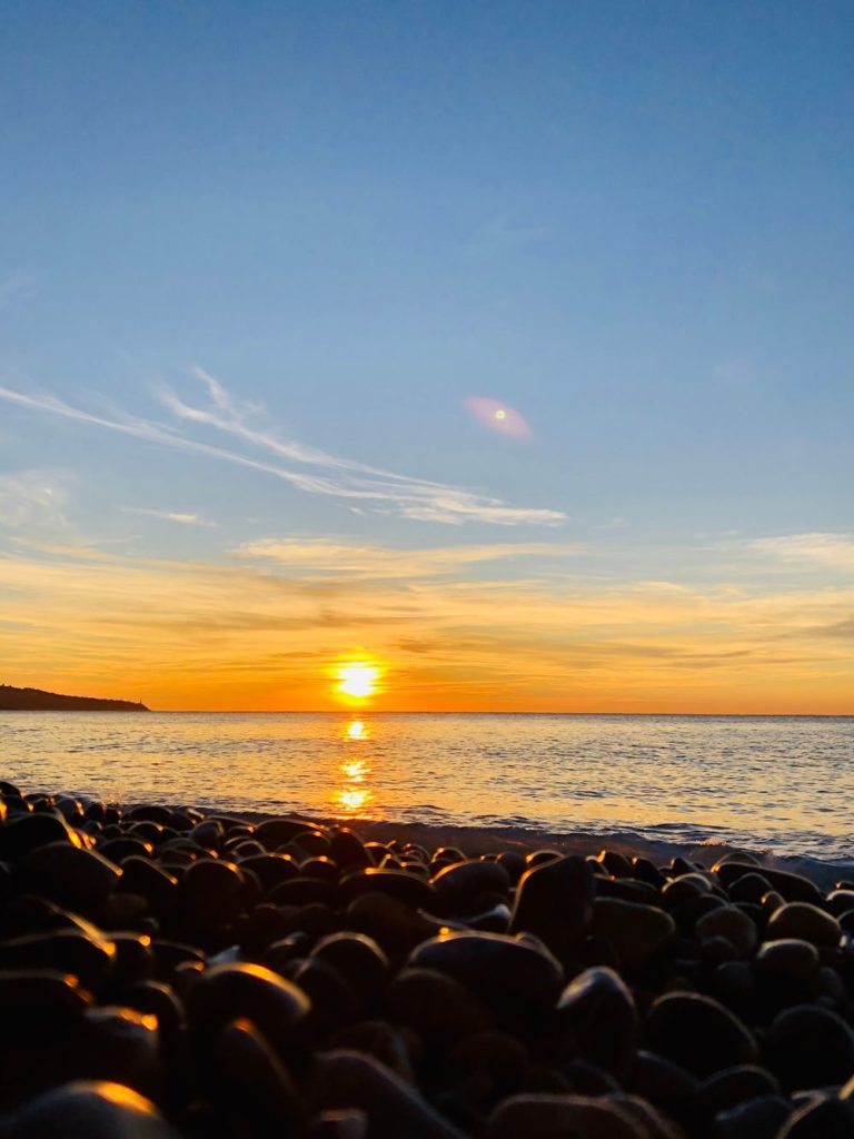 lever du soleil à nice