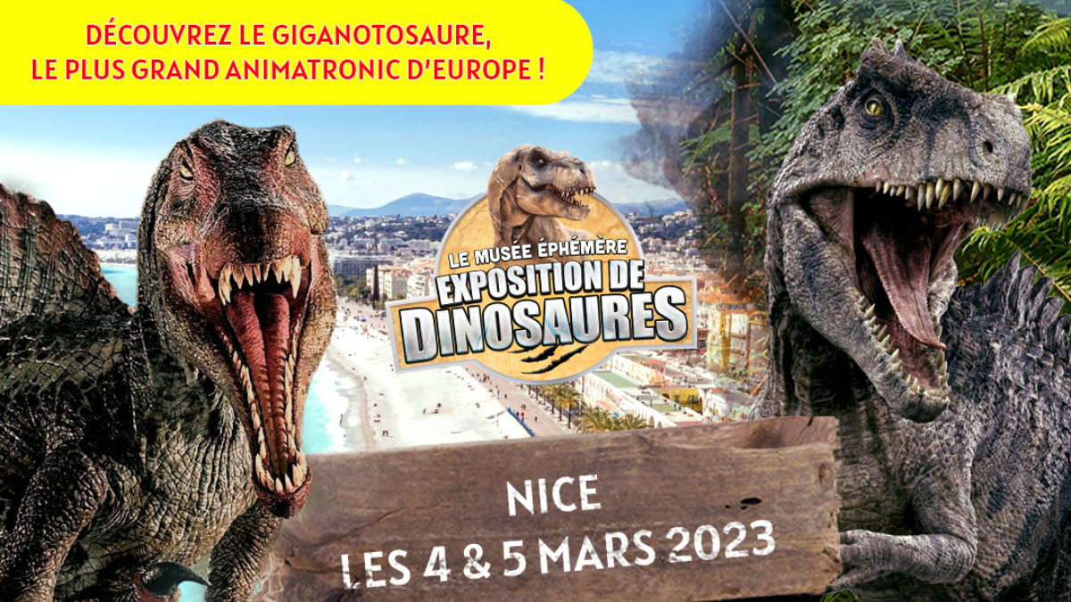 exposition dinosaures nice