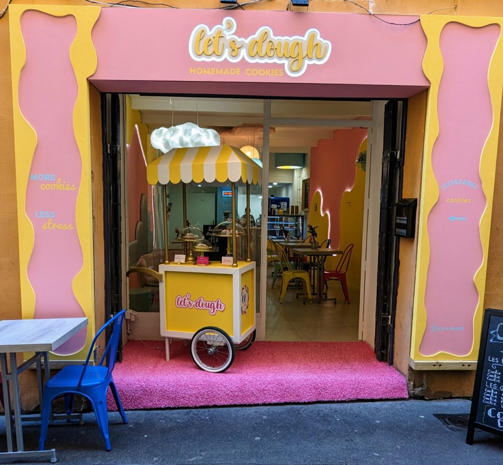 entrée Let's dough meilleurs cookies de Nice