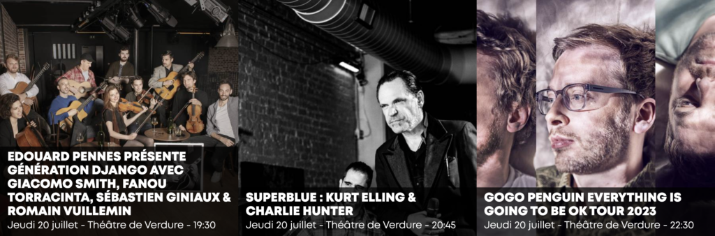 Jeudi 20 juillet Nice jazz festival 2023 scène Jazz