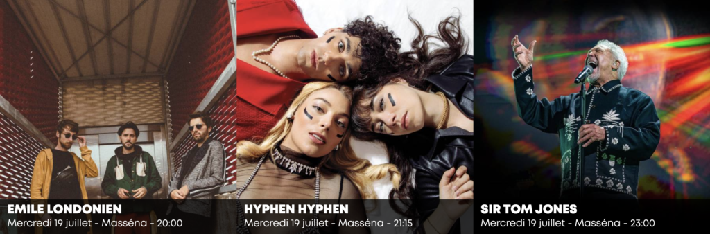 Mercredi 19 juillet Nice jazz festival 2023 scène Masséna