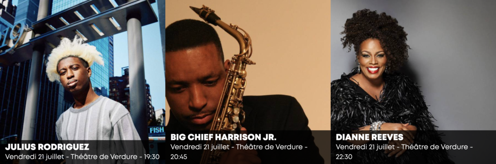 Vendredi 21 juillet Nice jazz festival 2023 scène Jazz