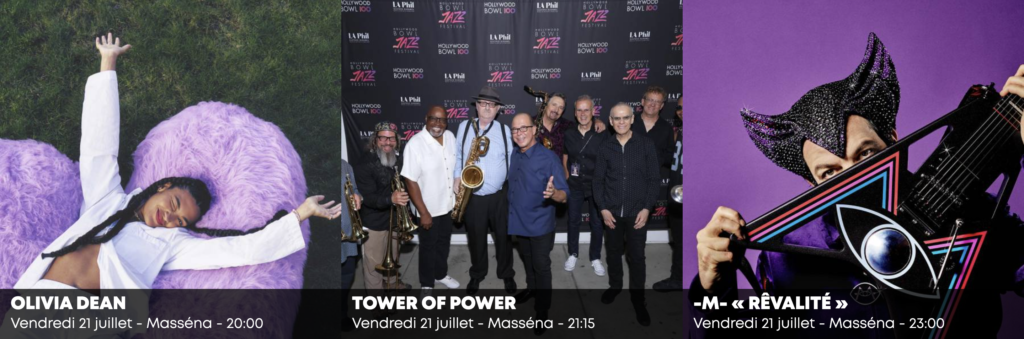 Vendredi 21 juillet Nice jazz festival 2023 scène Masséna