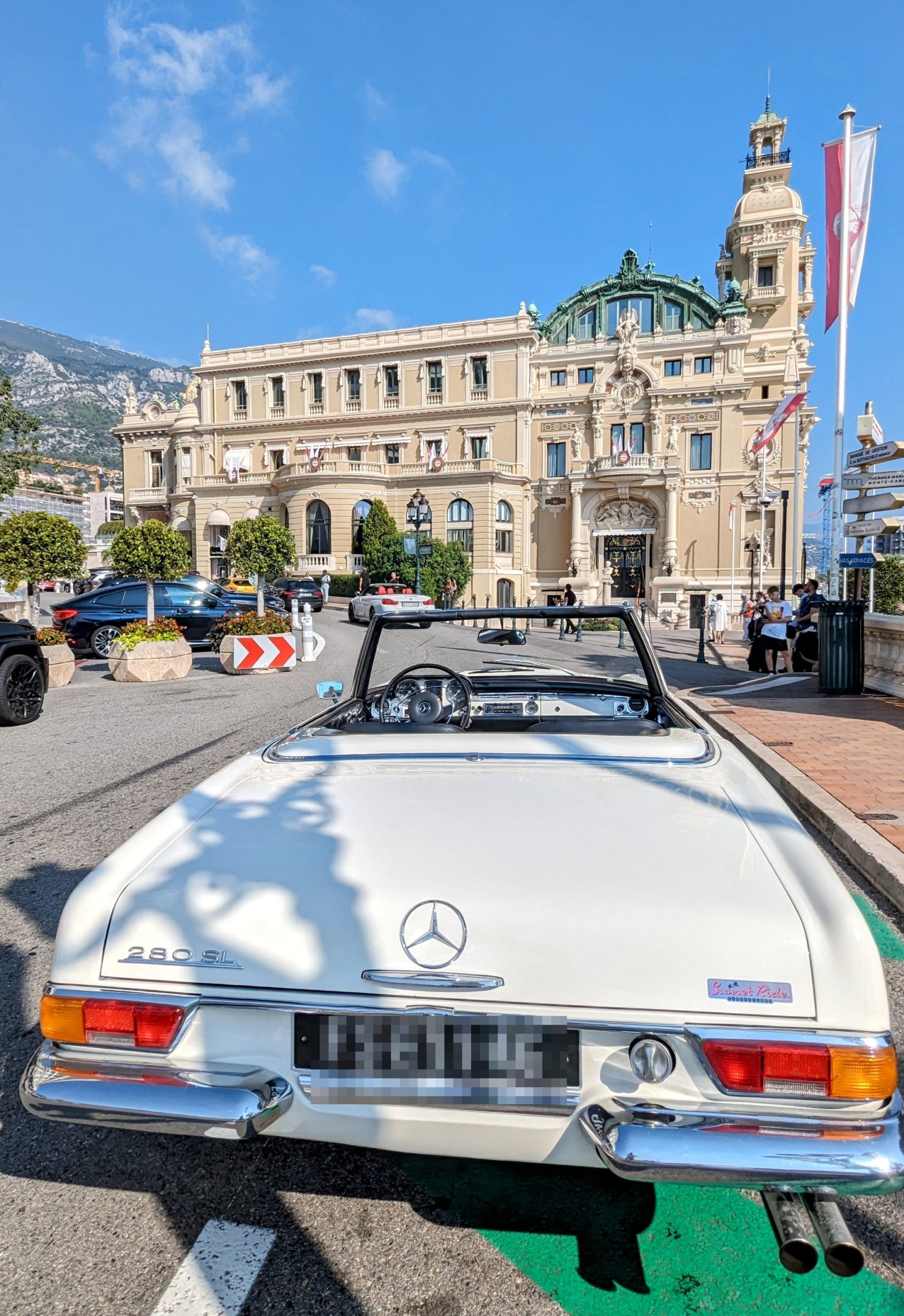 location de voiture de collection à nice sunset ride
