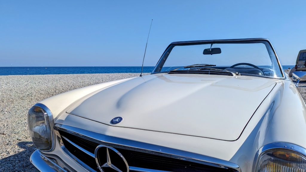 louer une voiture de collection à nice mercedes