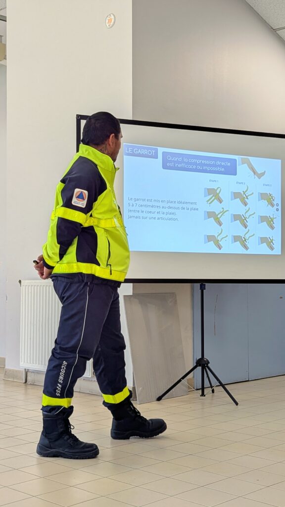 cours de formation aux premiers secours à Nice